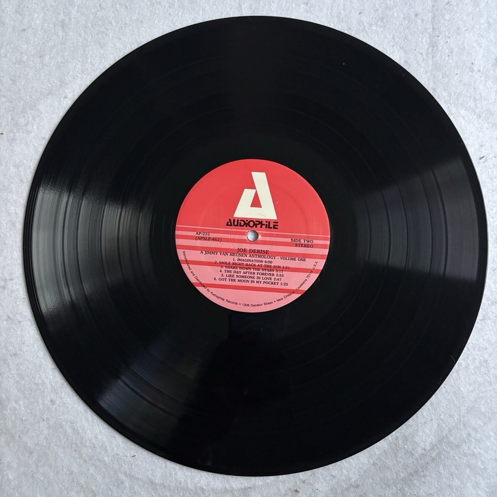 Joe Derise Jazz LP Jimmy Van Heusen Anthology Vol 1 Audiophile AP-231 Stereo - Picture 4 of 4